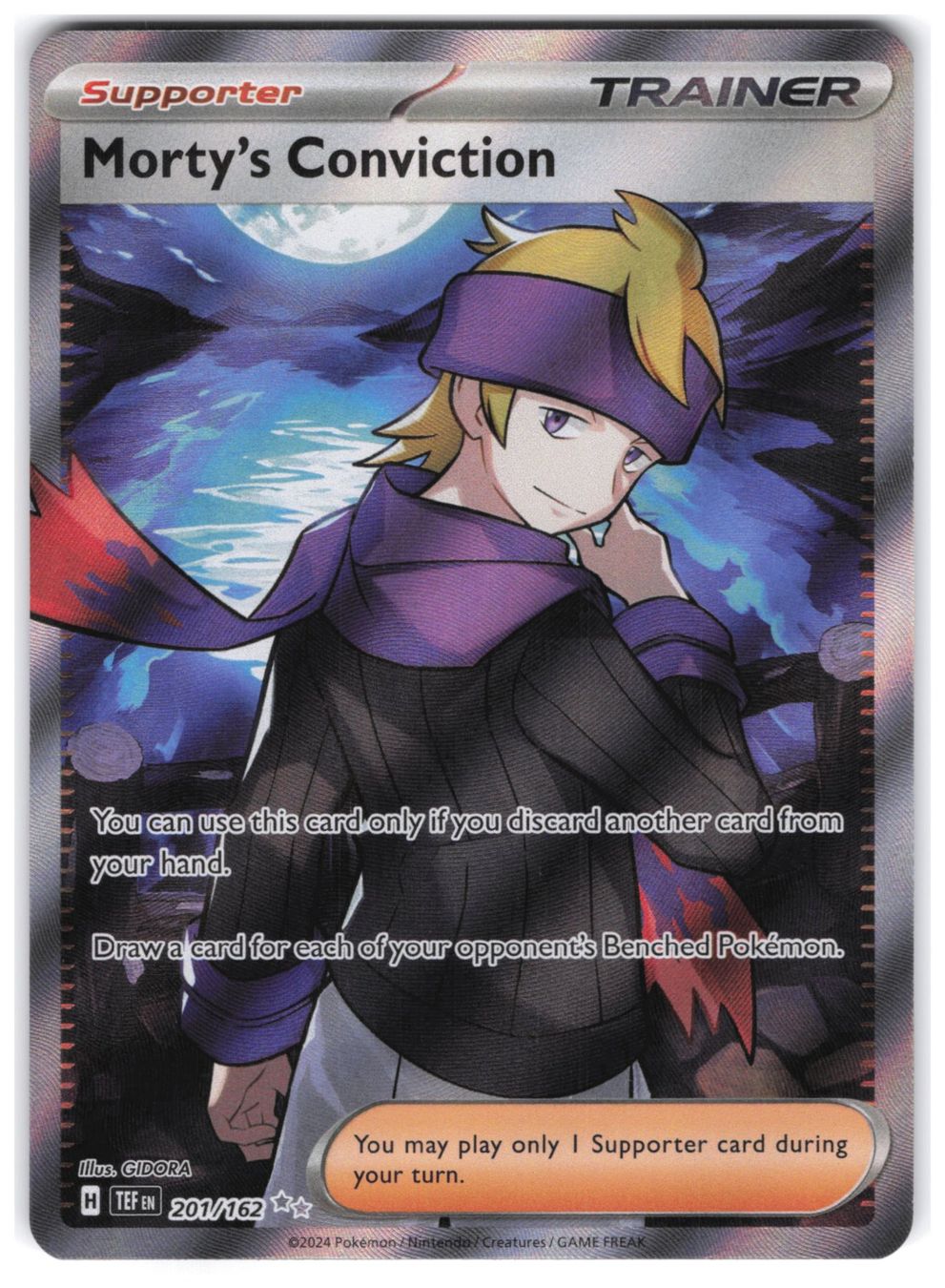 Pokémon Carte collezionabili: Morty's Conviction / Temporal Forces / TEF 201 – Nuovo (secondo la descrizione) da Arni AG venduto da PokemonCardsStore