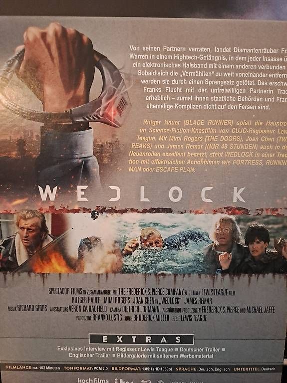Tutti i DVDs: Wedlock Steelbook Blu-ray – Usato da Zürich venduto da Andri878 1