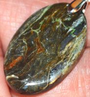 Anhänger L-7310 – Pietersit Cabochon 31x19mm