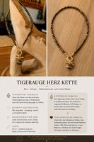 Tigerauge Kette 45cm