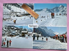 Splügen, Skilift Danatzhöhe mit dem Tambohorn