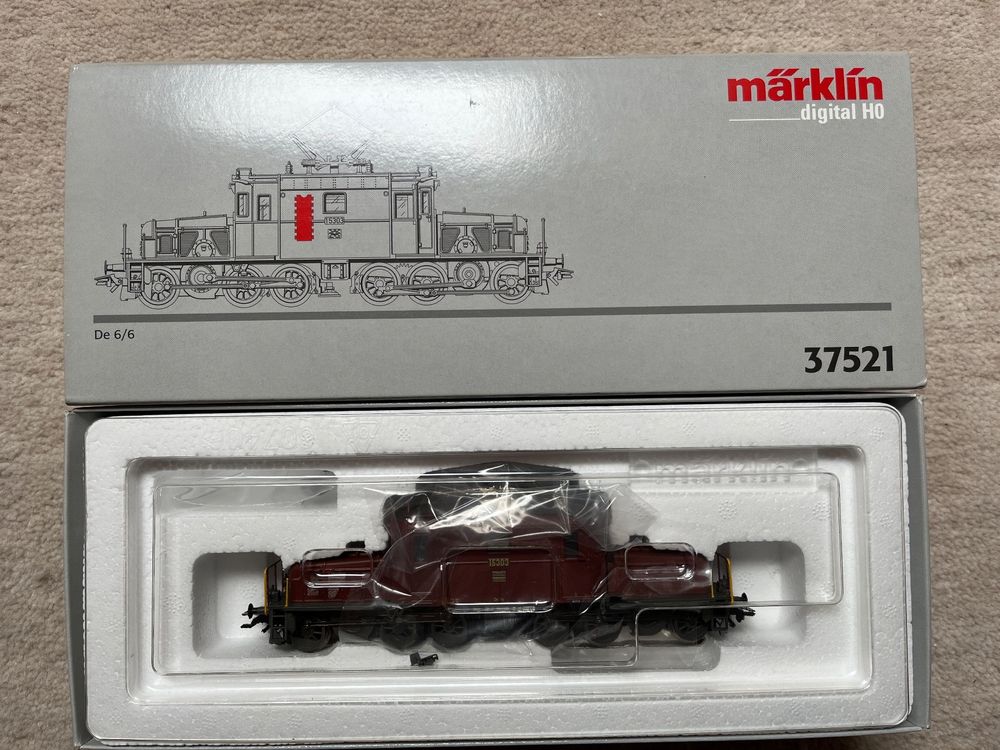 Märklin 37521 De 6/6 III Seetal-Krokodil 15303 OVP digital (Neu (gemäss ...