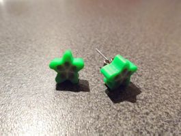 Ohrstecker Stern/grün