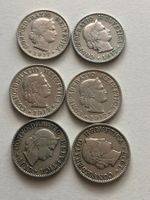 Lot mit 6 Stk. 5 Rp. 1917