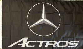 Mercedes Actros Fahne LKW Lastwagen L F Unimog Flag Strasse