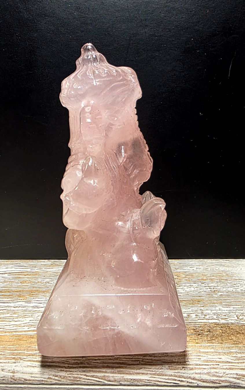 Minerali & Pietre curative: Rosenquarz Ganesha 330g – Nuovo (secondo la descrizione) da Matzingen venduto da Shay_Crystalz 1