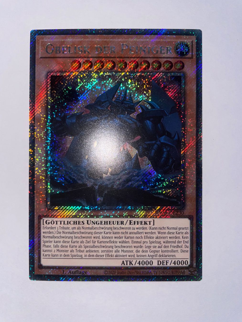 Yugioh Sammelbilder & Trading cards: Platinum Secret Rare | Obelisk der Peiniger – Neu (gemäss Beschreibung) aus Altstätten SG von ChangeMaker 1