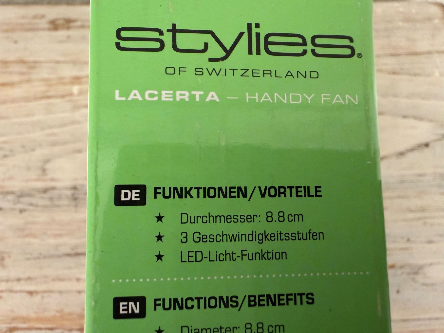 Ventilateurs: STYLIES Handventilator Lacerta, Neu – Neuf avec emballage d'origine à Wolfwil par Inseider12 2