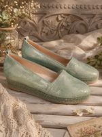wunderschöne Schuhe von Deerberg glanz schimmer grün 39