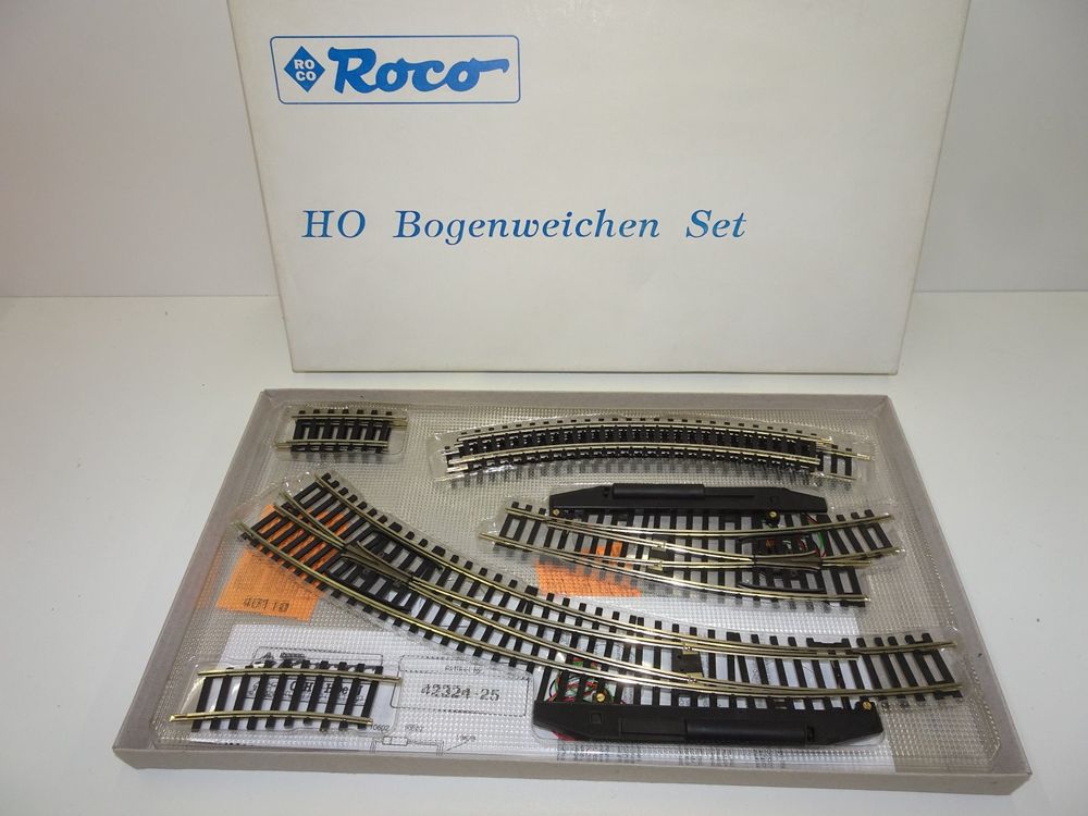 Roco Weichenset Weichen Bogenweiche HO 42325 (Neu (gemäss Beschreibung ...