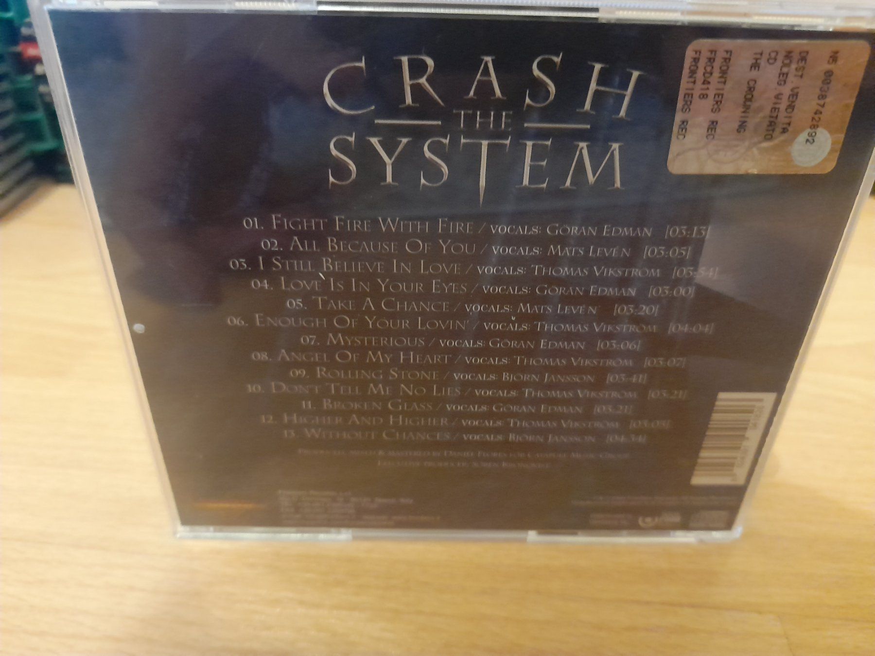 CD: CD CRASH THE SYSTEM THE CROWNING – Usato da Lustmühle venduto da chevi03 2