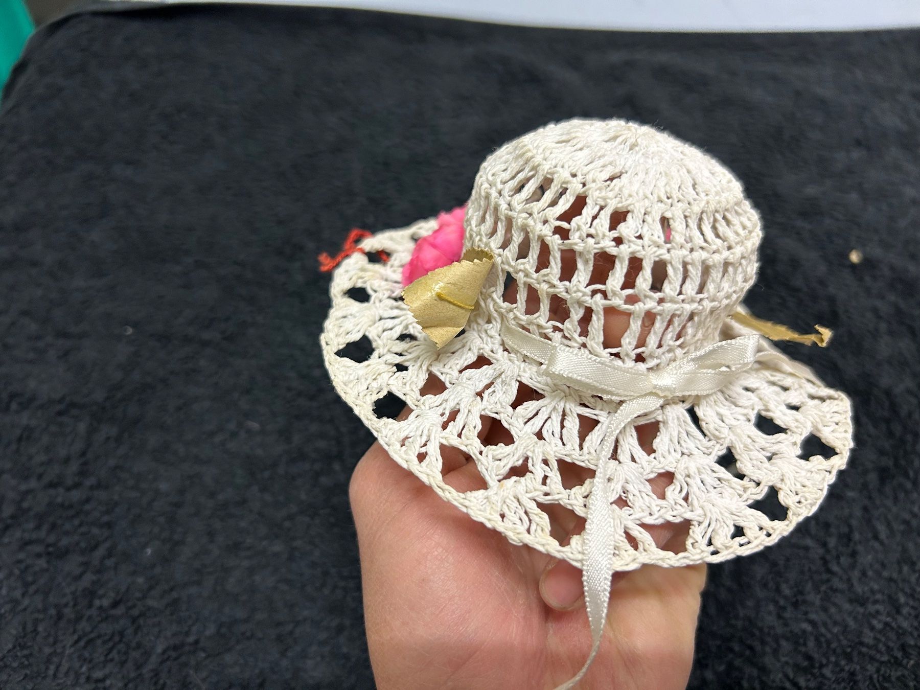 Bambole: Vintage Puppenhut, 6cm Innendurchmesser – Nuovo (secondo la descrizione) da Uetikon am See venduto da rst_qq69 1