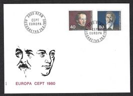 Europa CEPT 1980, Ersttagbrief