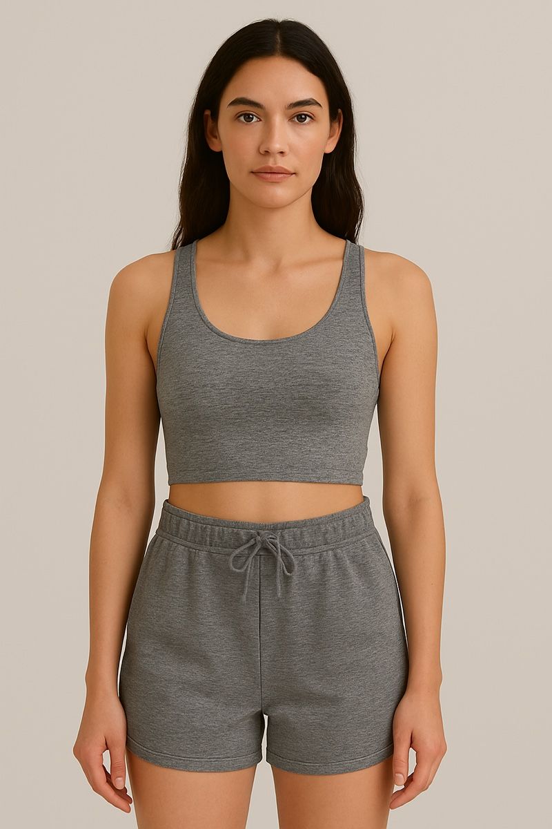 H&M Pantaloni: Short H&M de sport gris chiné, taille M – Nuovo (secondo la descrizione) da Vuadens venduto da Nina11 5