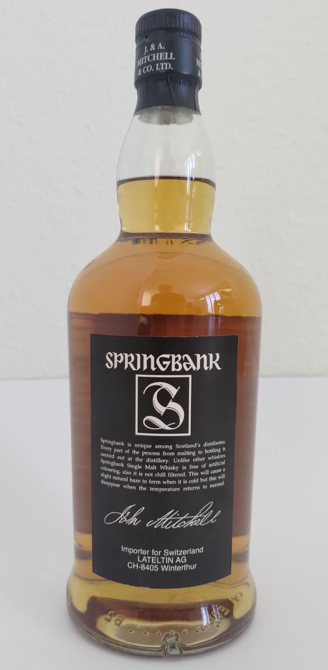 Springbank Spirituosen: Springbank CV | 70 cl | 46% Vol. – Neu und originalverpackt aus Cham von Chri_nu 1