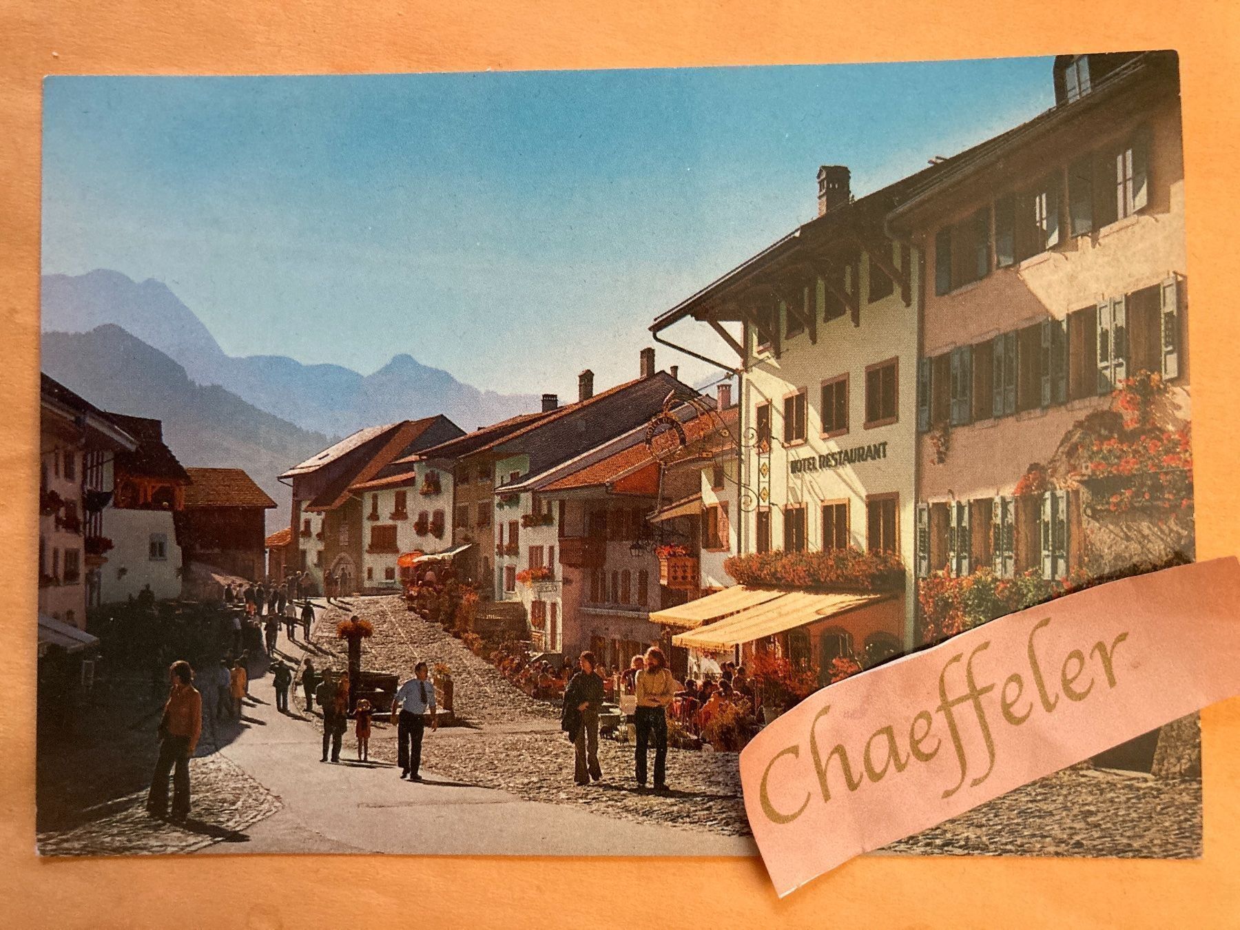 Ansichtskarten: Gruyeres et le Moléson – Gebraucht aus Zürich von Chaeffeler