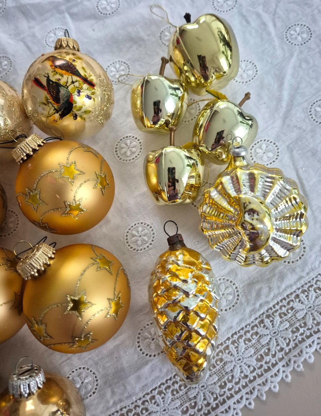 Tutte le decorazioni: Weihnachtskugeln Set Gold verschiedene Motive, gebraucht – Usato da Tecknau venduto da servus4492 3