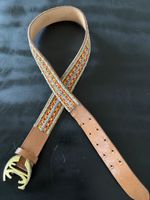 Ceinture Just Cavalli en cuir avec des dessins colorés