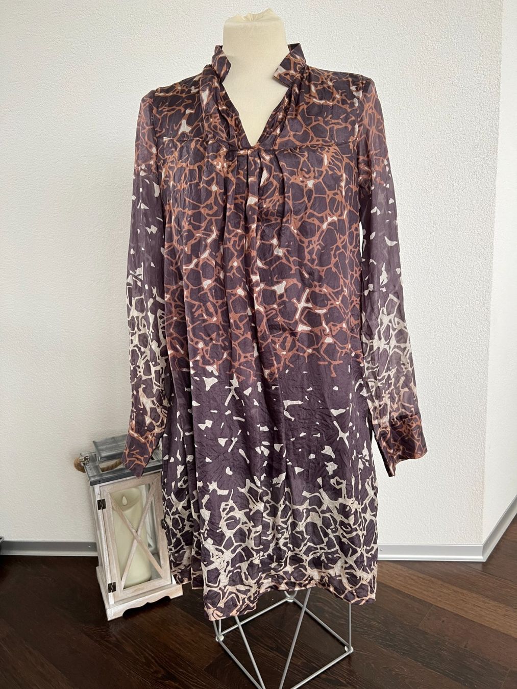 Benetton Vestiti: Seidenkleid Benetton Gr. S Boho Hippie – Nuovo (secondo la descrizione) da Füllinsdorf venduto da Sunnebliemli7 3