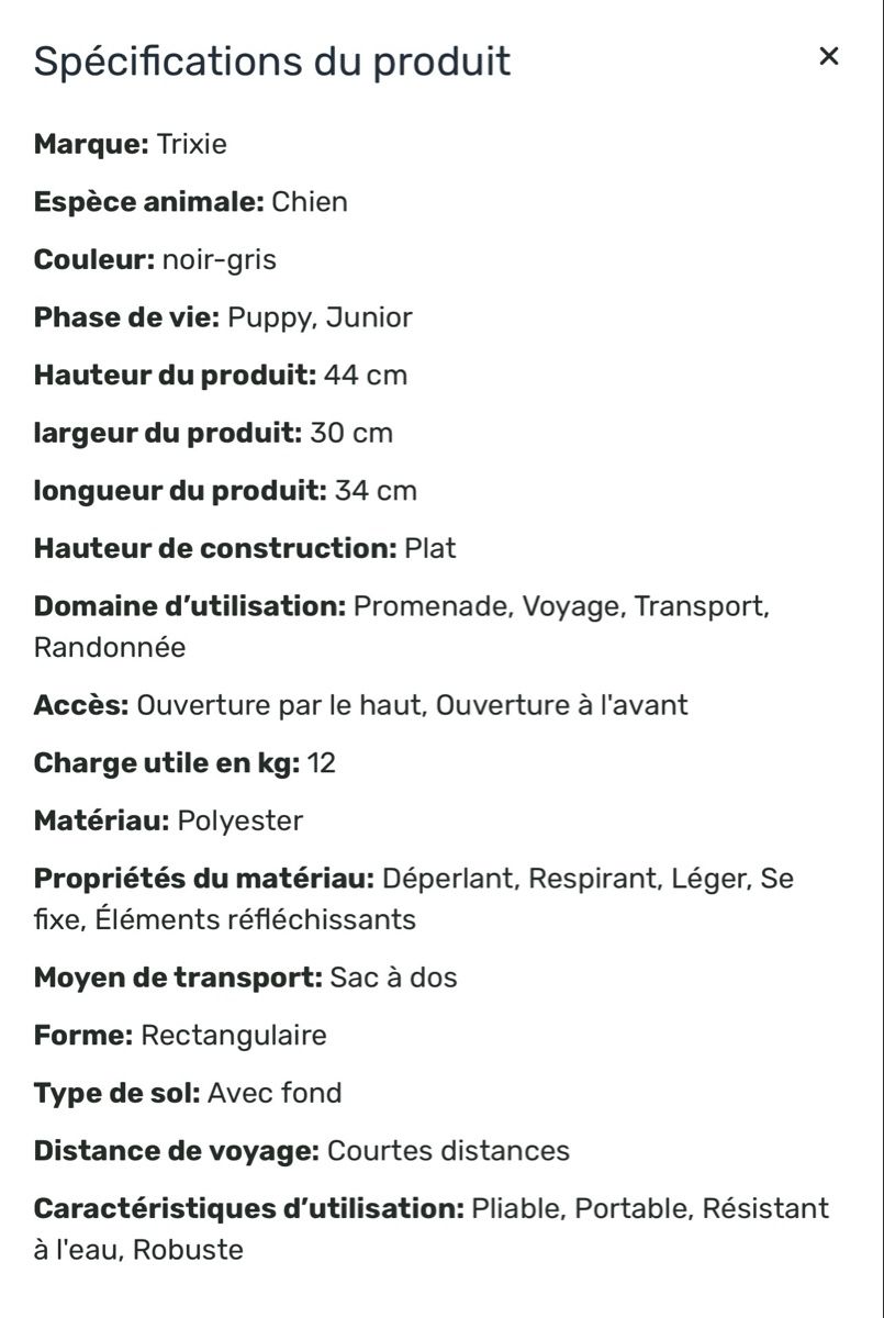 Trixie Rucksäcke: Trixie sac à dos Timon – Neu (gemäss Beschreibung) aus Château-d'Oex von zazou014 1