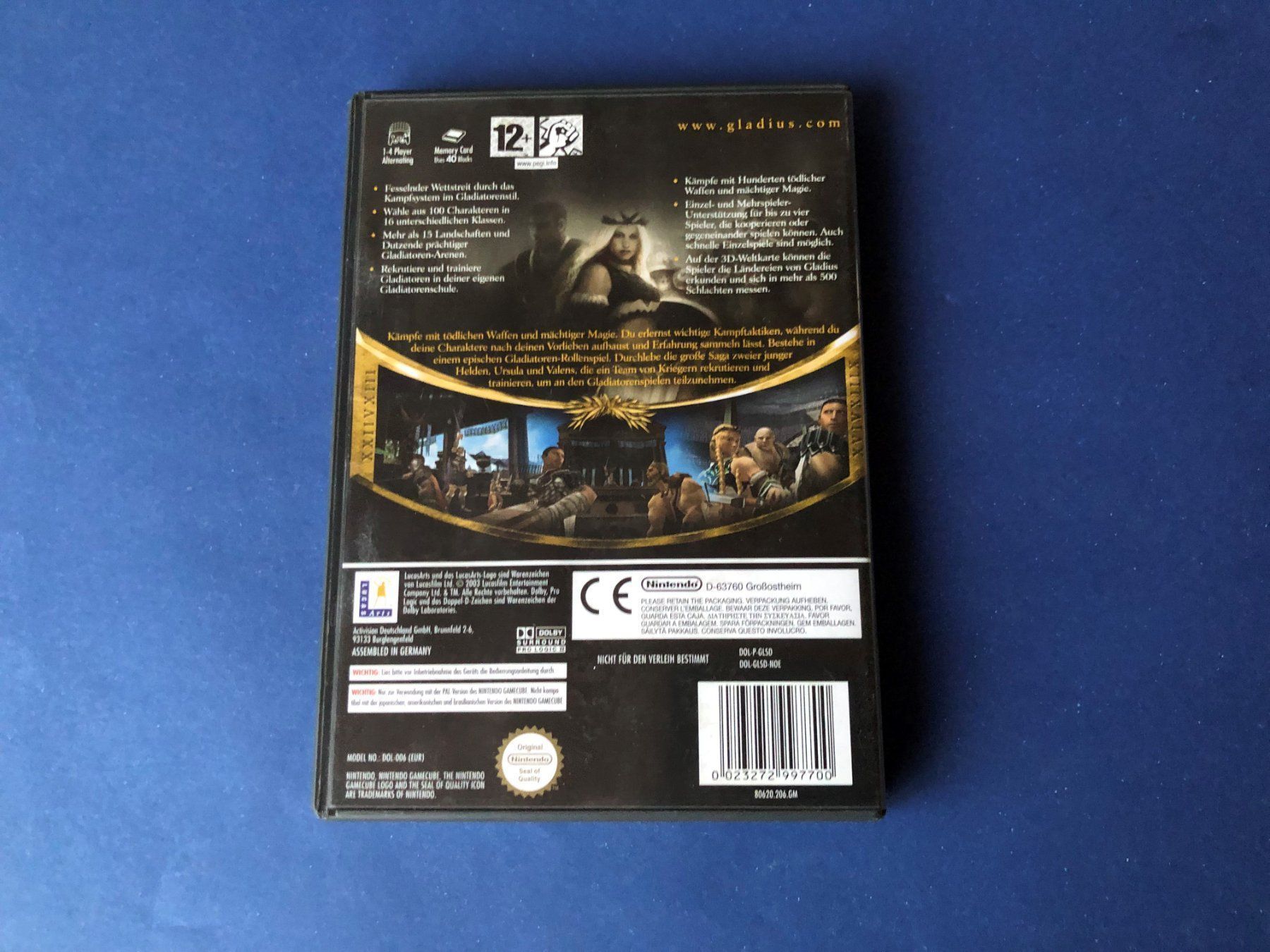 Nintendo Giochi: GLADIUS SPIEL FÜR NINTENDO GAMECUBE – Usato da Hägendorf venduto da Briansgameshop 2