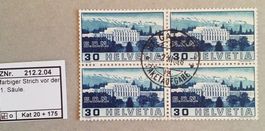 1555) 212.2.04, Abart farbiger Strich vor der 1 Säule Kt 175