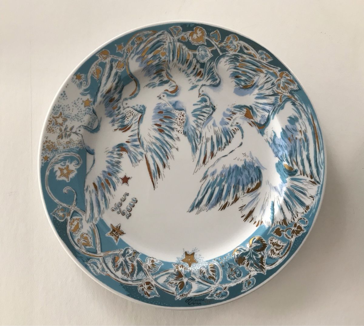 Piatti: Paires assiettes décoratives Simone Erni – Usato da Penthaz venduto da Petrus45 2