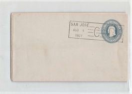 2 uralte GANZSACHEN - Briefumschläge COSTA RICA 1907