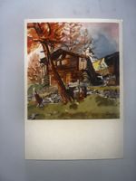 Postkarte Ansicht Lötschental Albert Nyfeler Druck