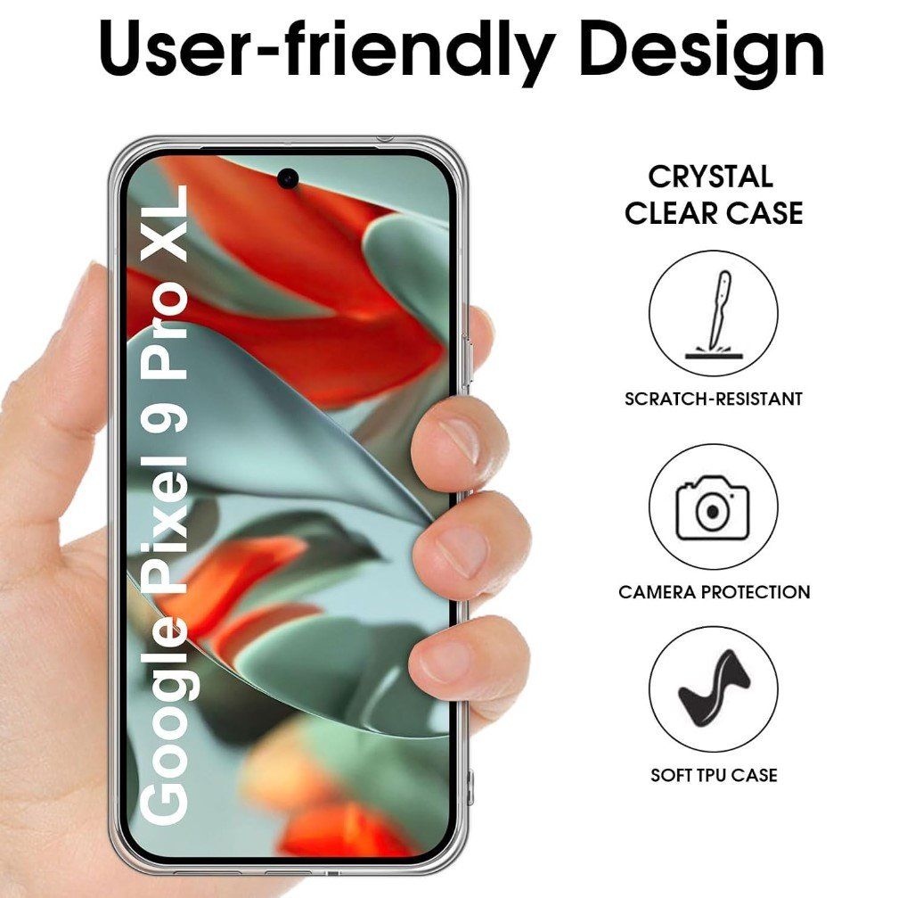 Google Cover & Protezioni schermo: Google Pixel 9 Pro XL Hülle Case crystal clear TPU dünn – Nuovo e nell'imballaggio originale da Rorschacherberg venduto da elektrofreak 1