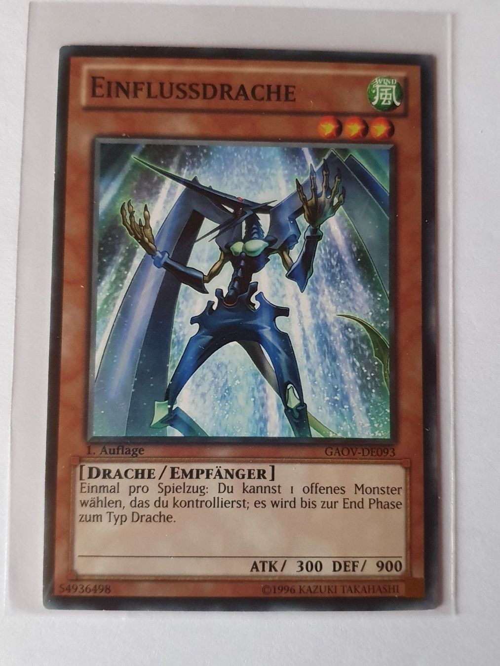 Yugioh Sammelbilder & Trading cards: Yugioh Einflussdrache 1. Auflage Karte – Gebraucht aus Oberdorf BL von BaldenEagle