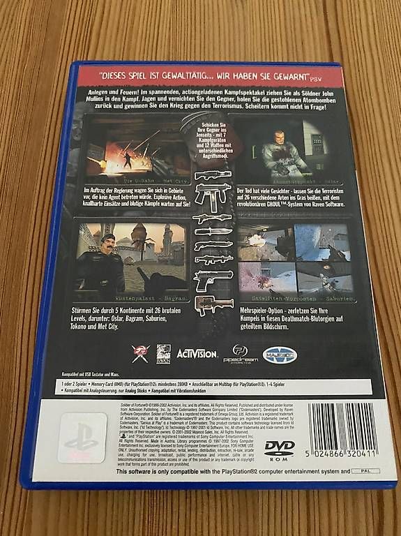 Spiele: Soldier of Fortune PS2 – Gebraucht aus Basel von Boebserich 1