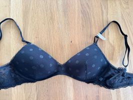 Schwarzer BH von VICTORIA'S SECRET, 75C, NEU mit Etikett