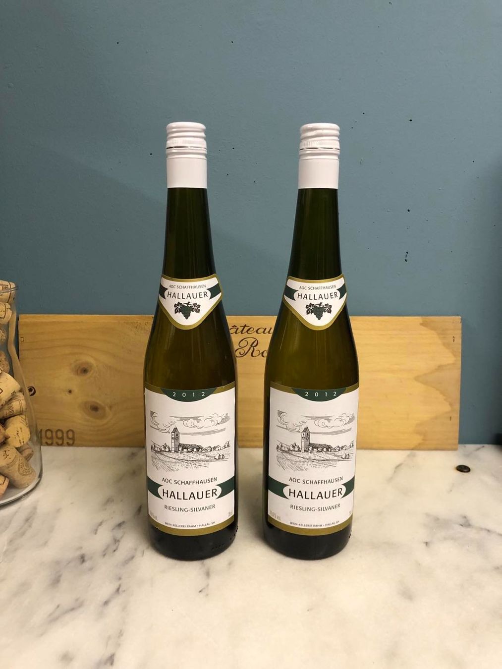 Vino: 2x 2012 HALLAUER RIESLING-SILVANER – Nuovo e nell'imballaggio originale da Münchenstein venduto da weinundspirituosen