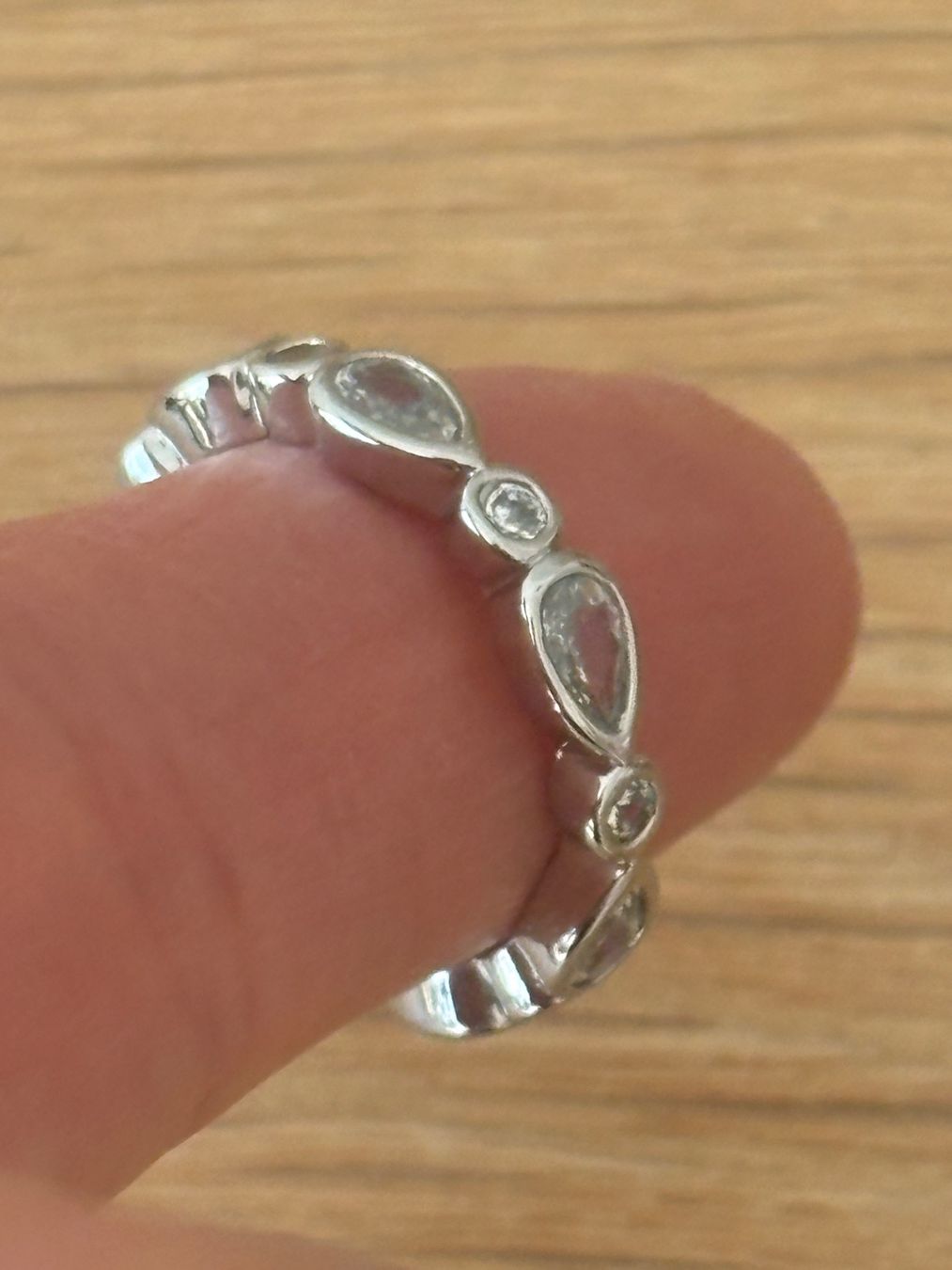 Anelli: Luxus Elegante Gr.16/6  Ring Memoire Farbe : Silber – Nuovo (secondo la descrizione) da Biel-Bienne venduto da Roserosse13 5