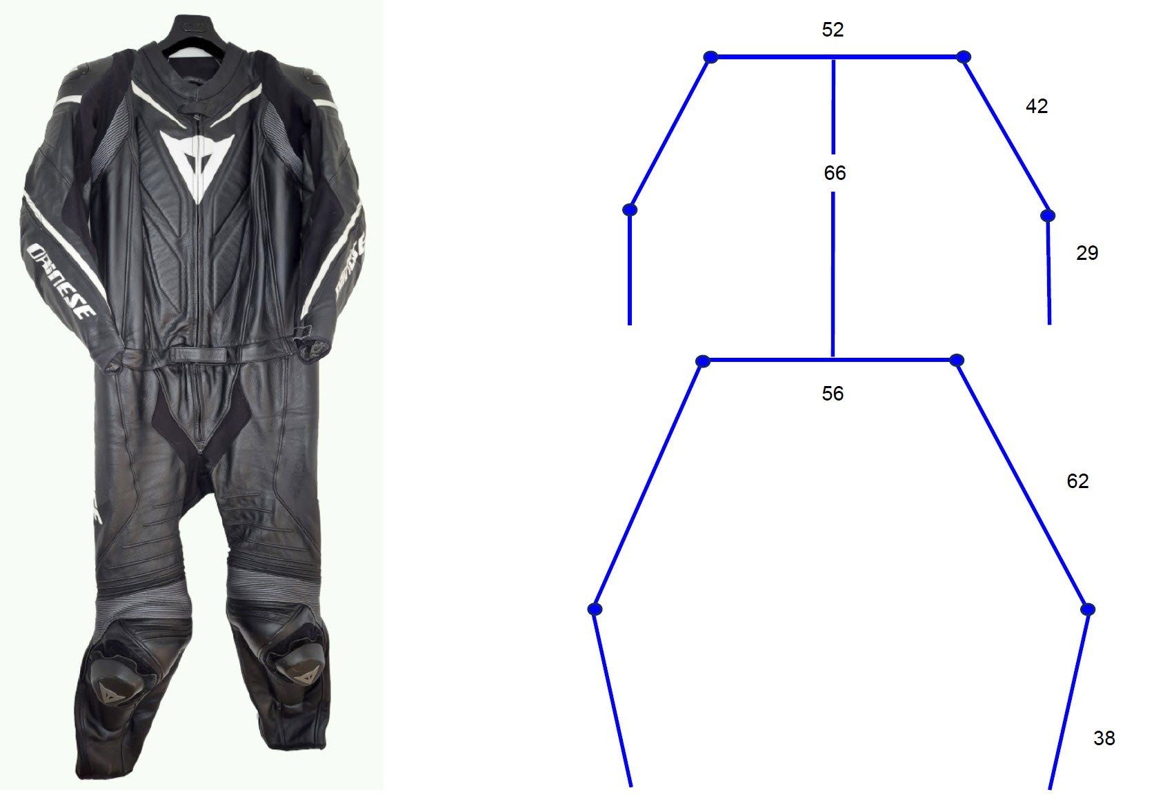 Dainese Completi: Motorrad Lederkombi DAINESE Herren – Usato da Worb venduto da superb03