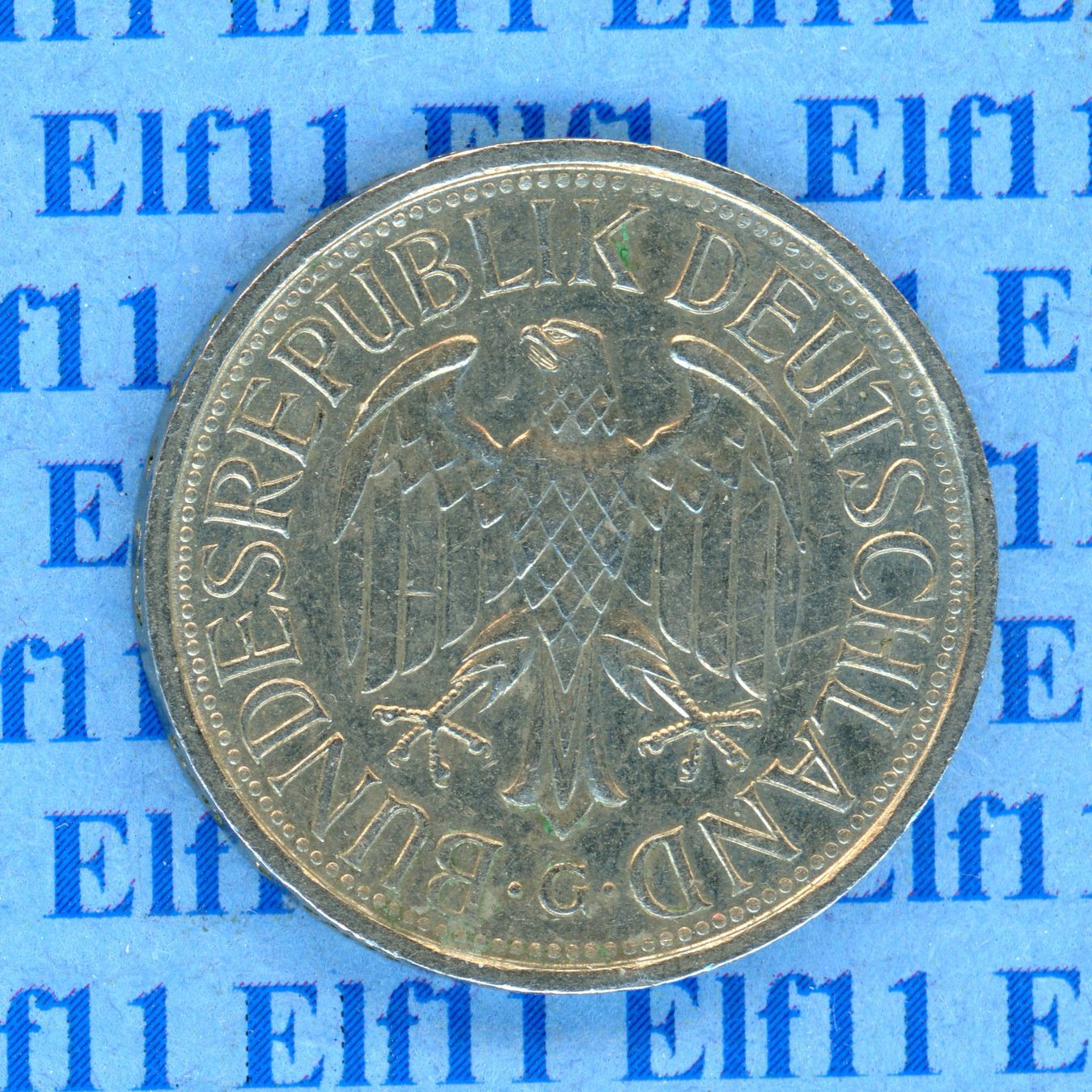 Tutti le monete: DEM___1.00 1977G -vz 1 Deutsche Mark – Usato da Widnau venduto da Elf11 1