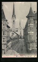 Zürich, Strassenpartie an der Predigerk