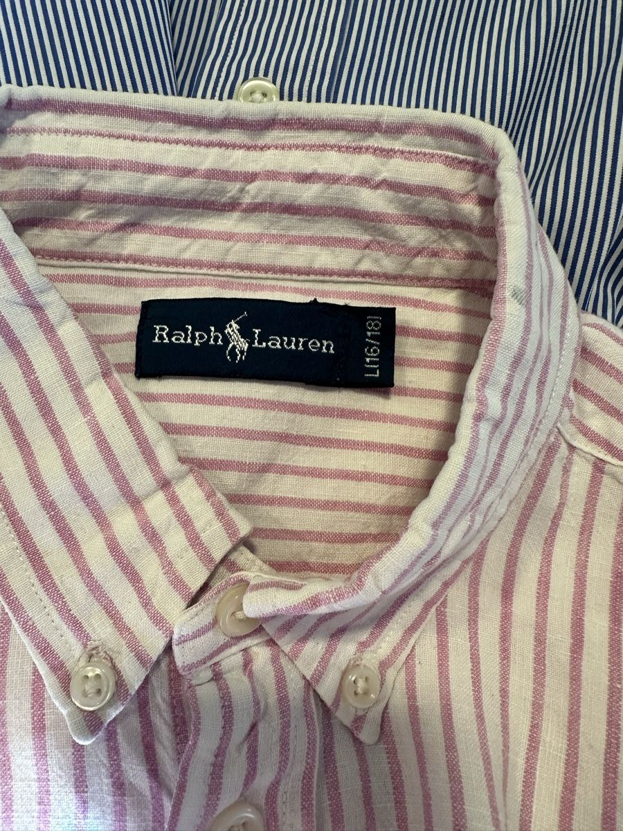 Camicie: Polo Hemd Pink/Weiss – Usato da Chur venduto da mar_d9br 2