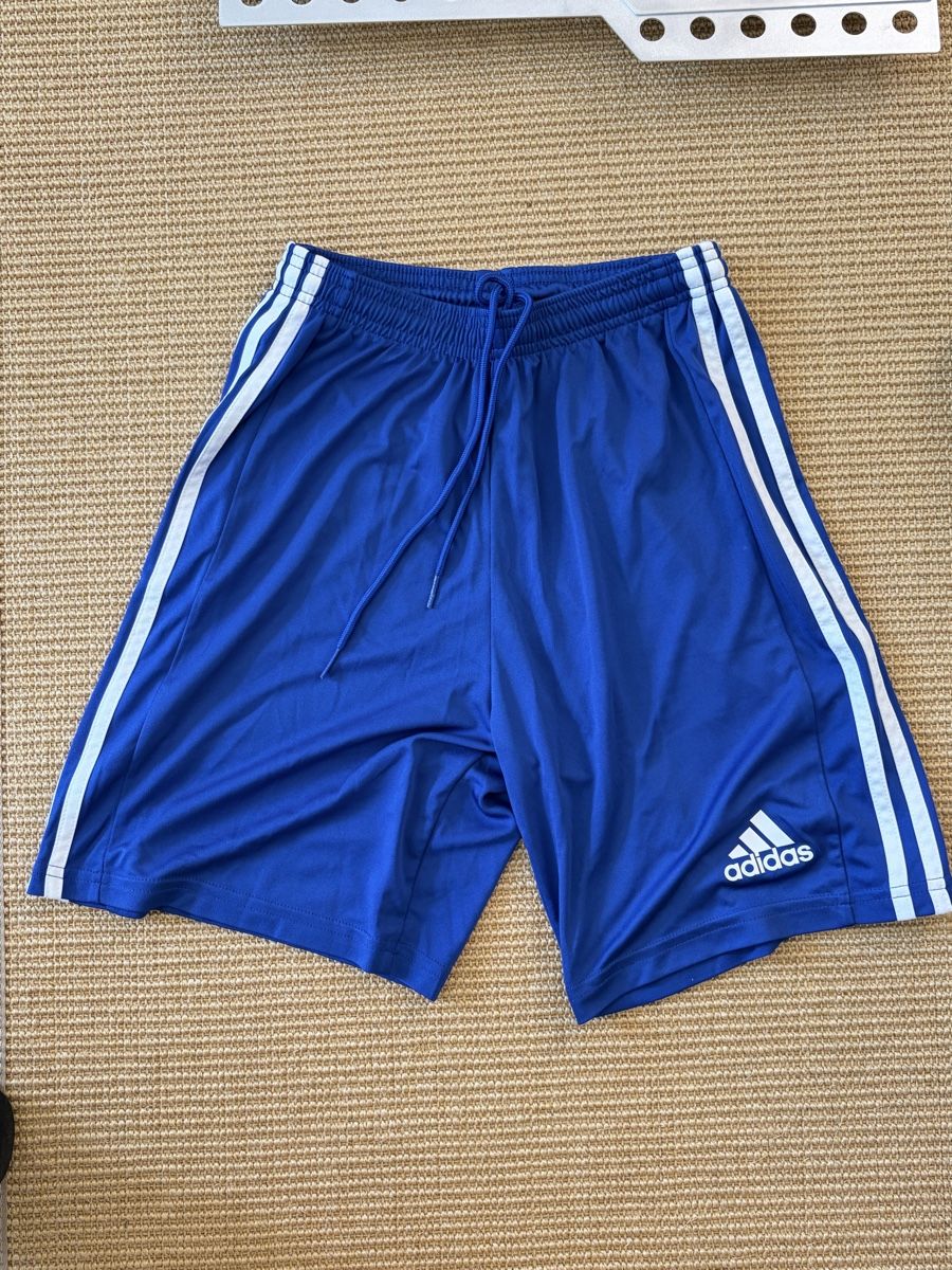 Adidas Pantaloni: Blue Adidas Shorts – Usato da Zürich venduto da fischersfritzli