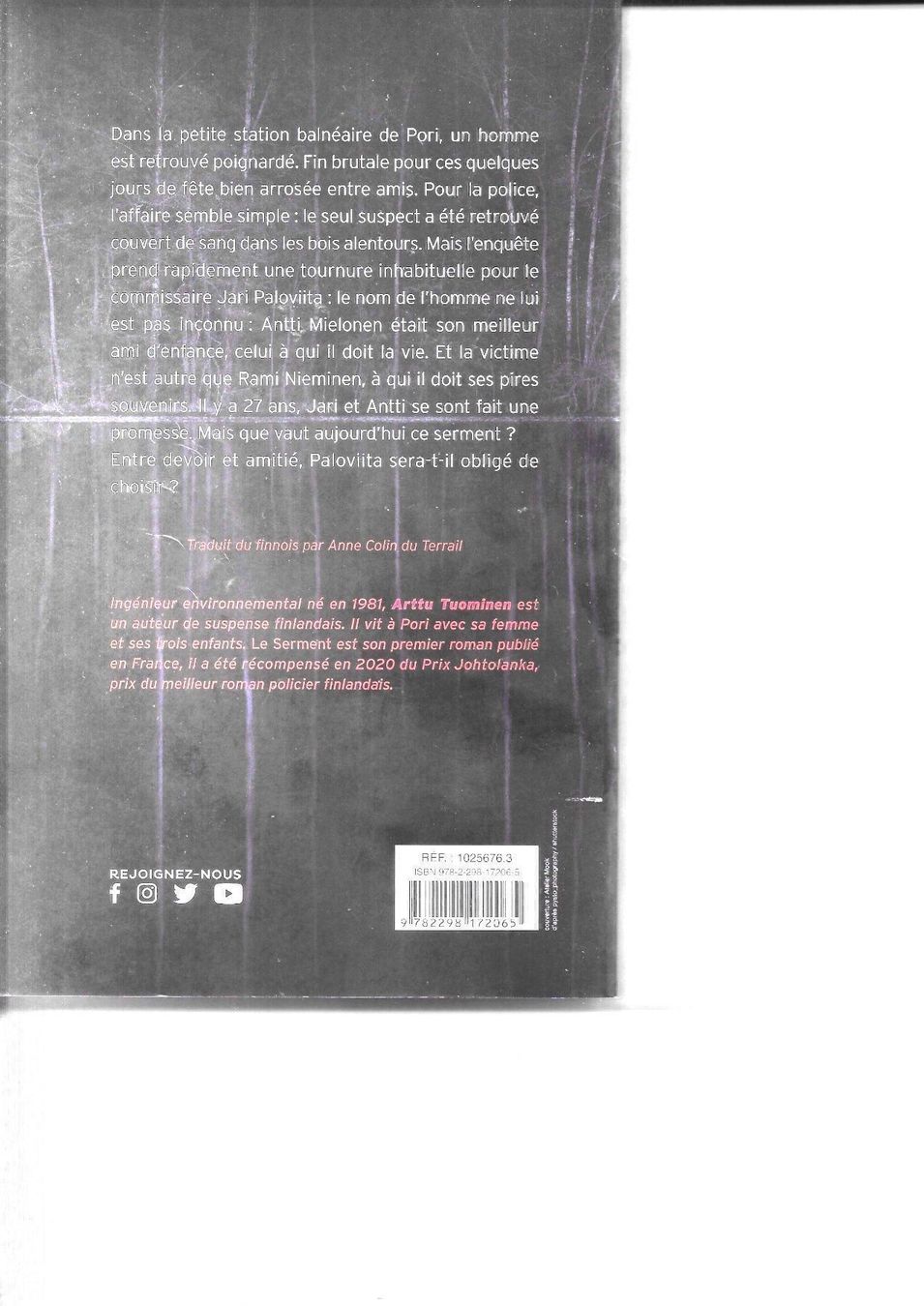 Libri: LE SERMENT  Arttu Tuominen – Nuovo (secondo la descrizione) da Yverdon-les-Bains venduto da Monique6