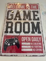 Metal Gameroom sign
