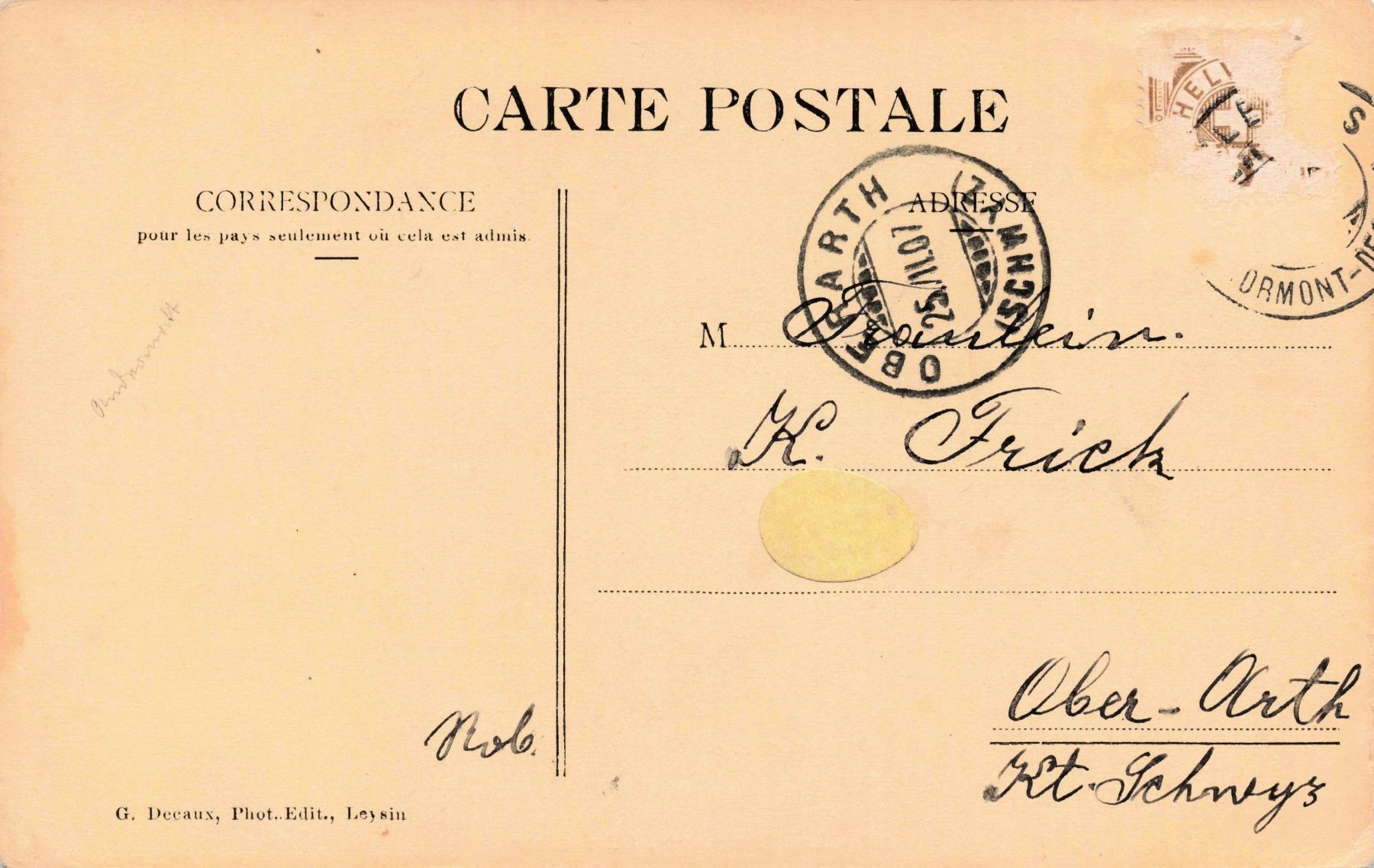 Cartes postales: Les Diablerets oldenhorn – D'occasion à Biasca par Blenio71 1
