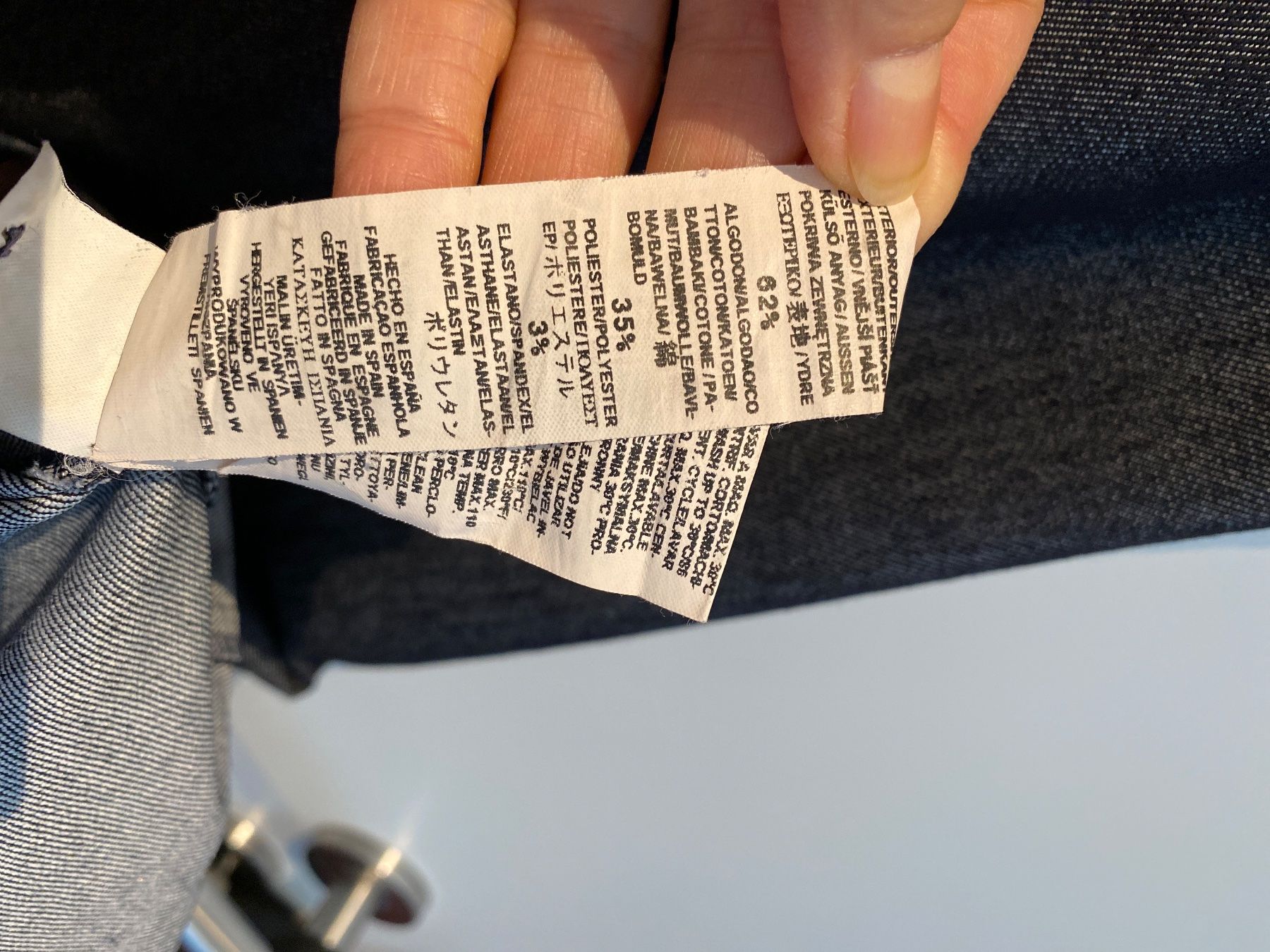 Zara Vestiti: Ärmelloses Jeanskleid Gr. 36, Dunkelblau – Usato da Wettswil venduto da Elsol 3