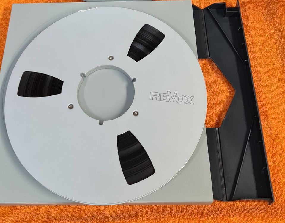 COPPIA Di Nastri Magnetici Revox-bobina Da 26,5cm Con Custodia - Foto 2