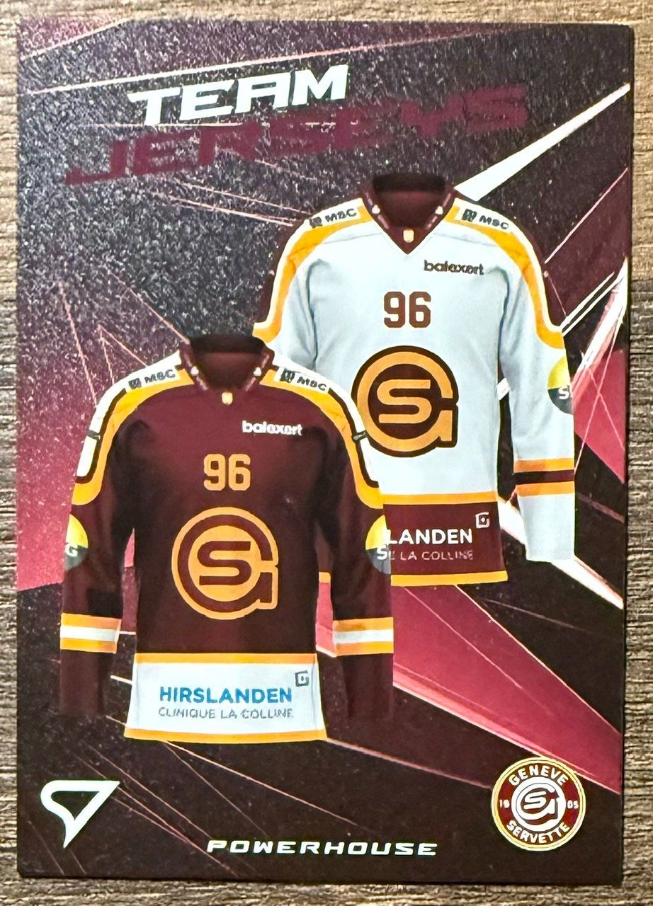 Sportzoo Cartes à collectionner: Powerhouse - Team Jerseys Servette (PH-106) – D'occasion à Herisau par Herisauar