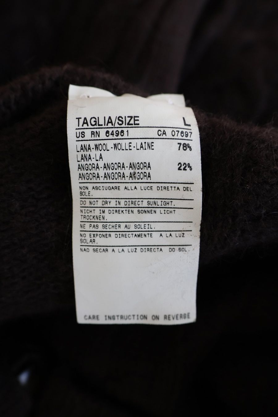 Benetton Pullover & Sweatshirts: Brauner Wollpullover mit Kapuze – Gebraucht aus Winterthur von jul_v9wx 2