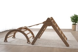 Holz Kletterdreieck mit Rutsche neuwertig!