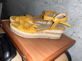 Sandalen Damenschuhe Grösse 41 gelb