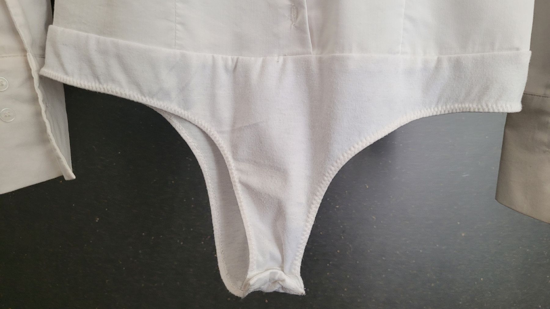 Hallhuber Blusen: Hallhuber Basic Body Bluse Weiss Grösse 36 – Gebraucht aus Suhr von Fritz28 4
